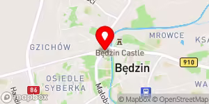 Mapa Bedzin - mała